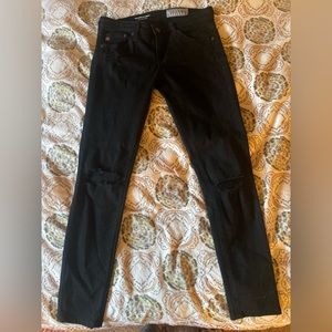 LN Adriano Goldschmeid AG The Legging Ankle super skinny distressed black 26R